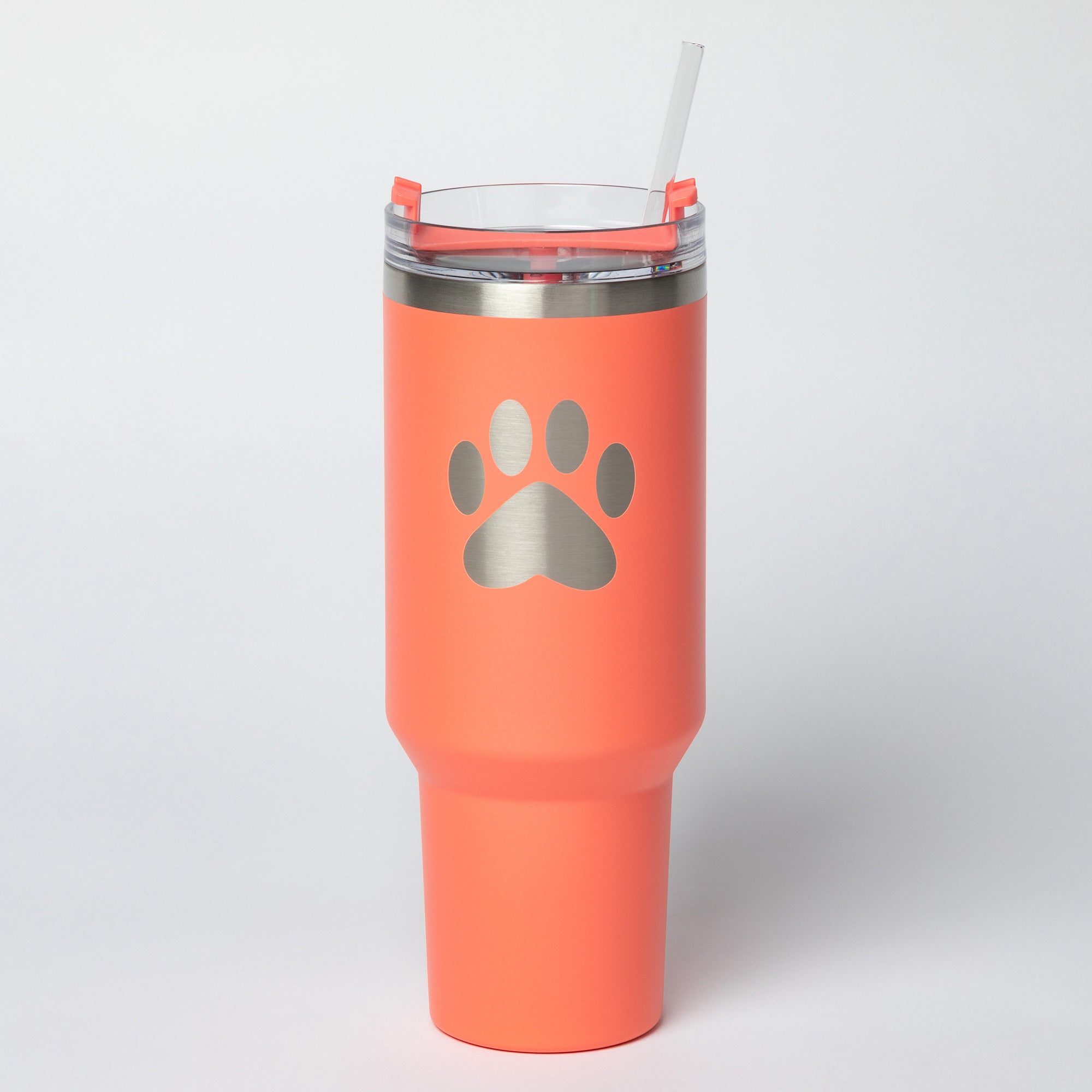 Paw Print Vacuum Sealed Stainless Steel Tumbler - 40 oz