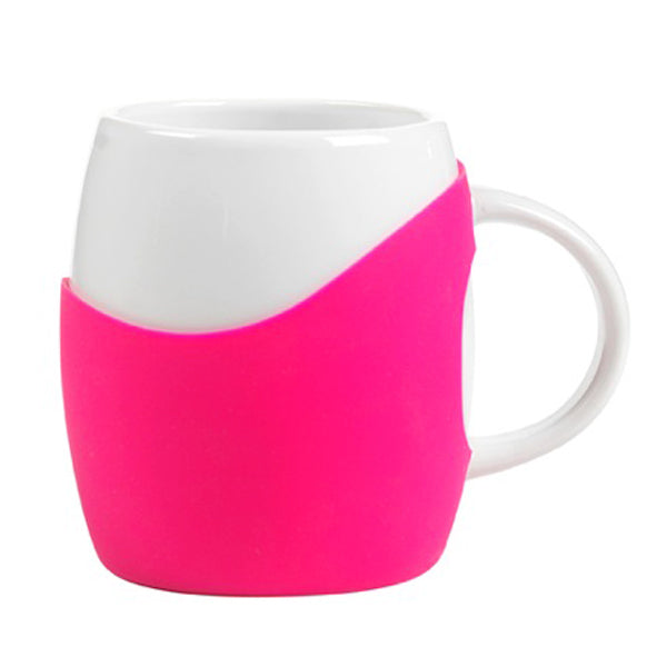 14 oz Rotunda with Silicone Band Mug