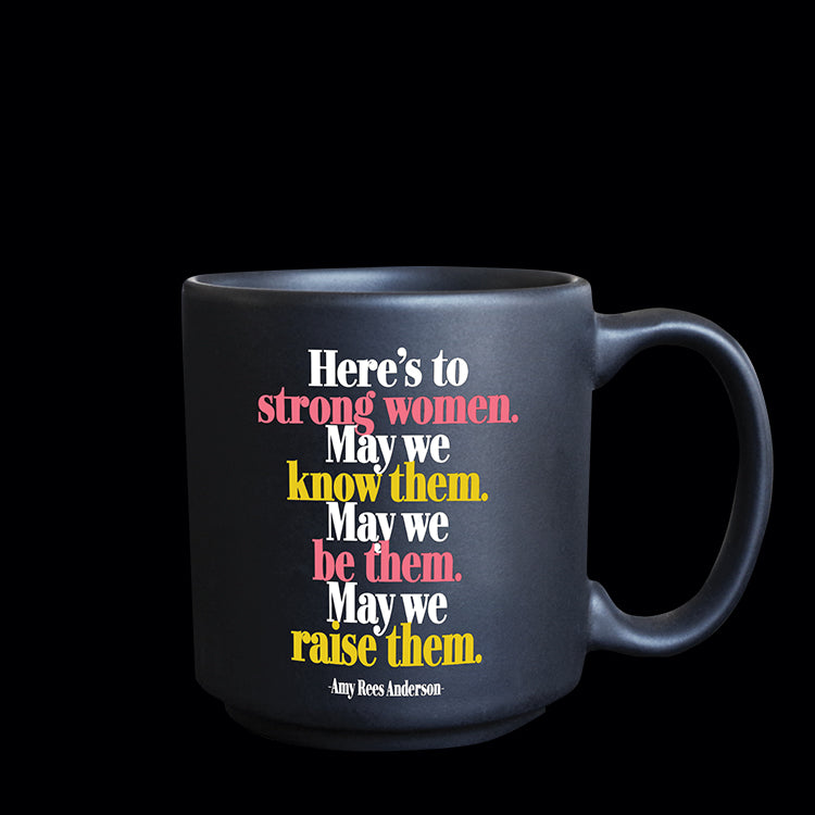 """strong women"" mini mug"
