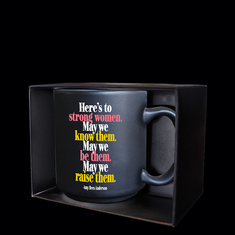 """strong women"" mini mug"