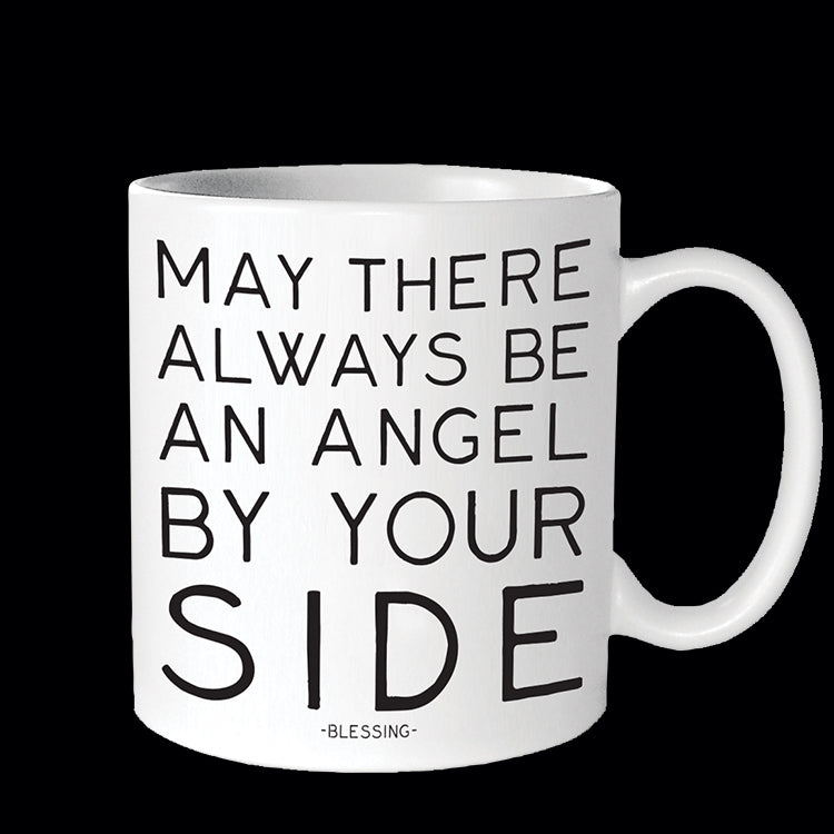"""angel by your side"" mug"