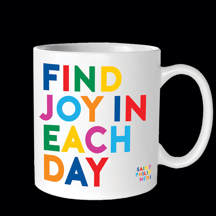 """find joy"" mug"
