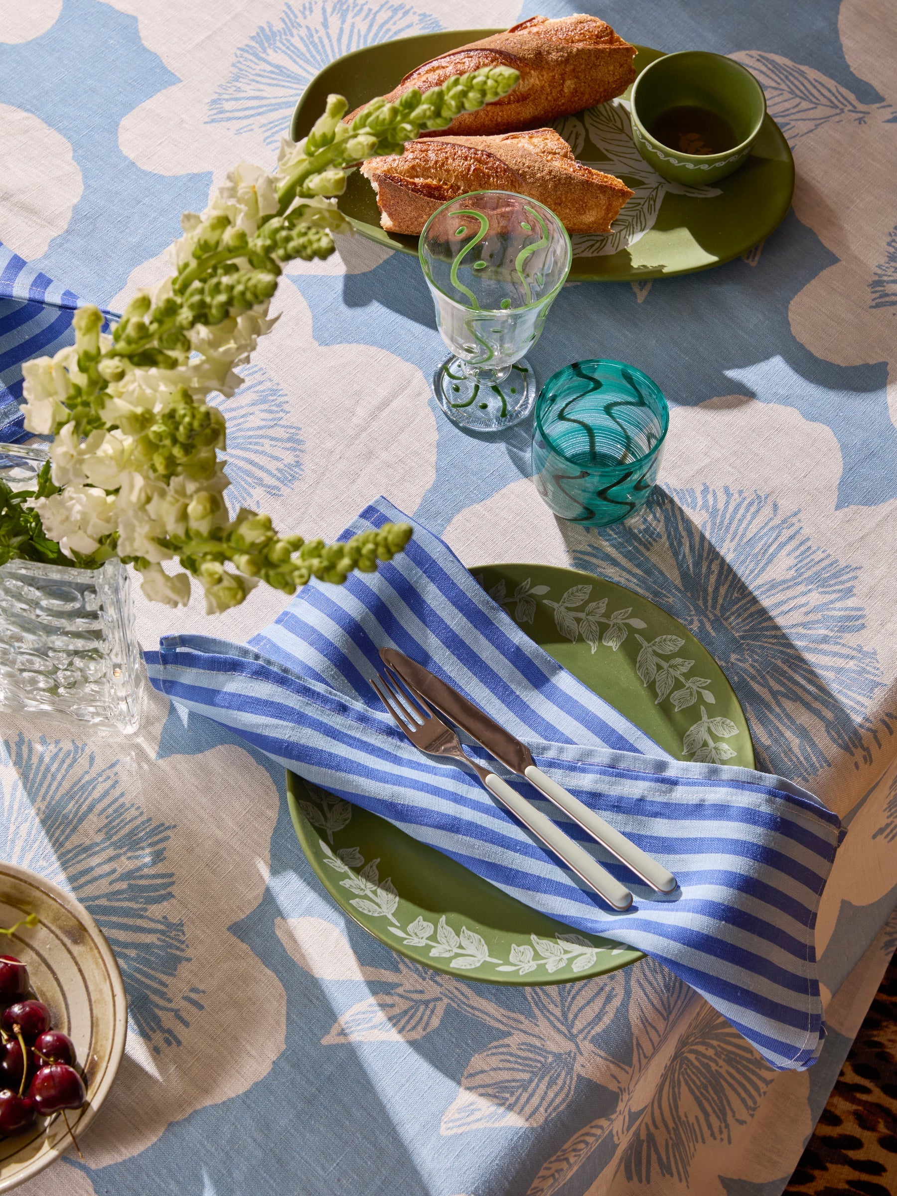 Swirl Green Tumbler Set