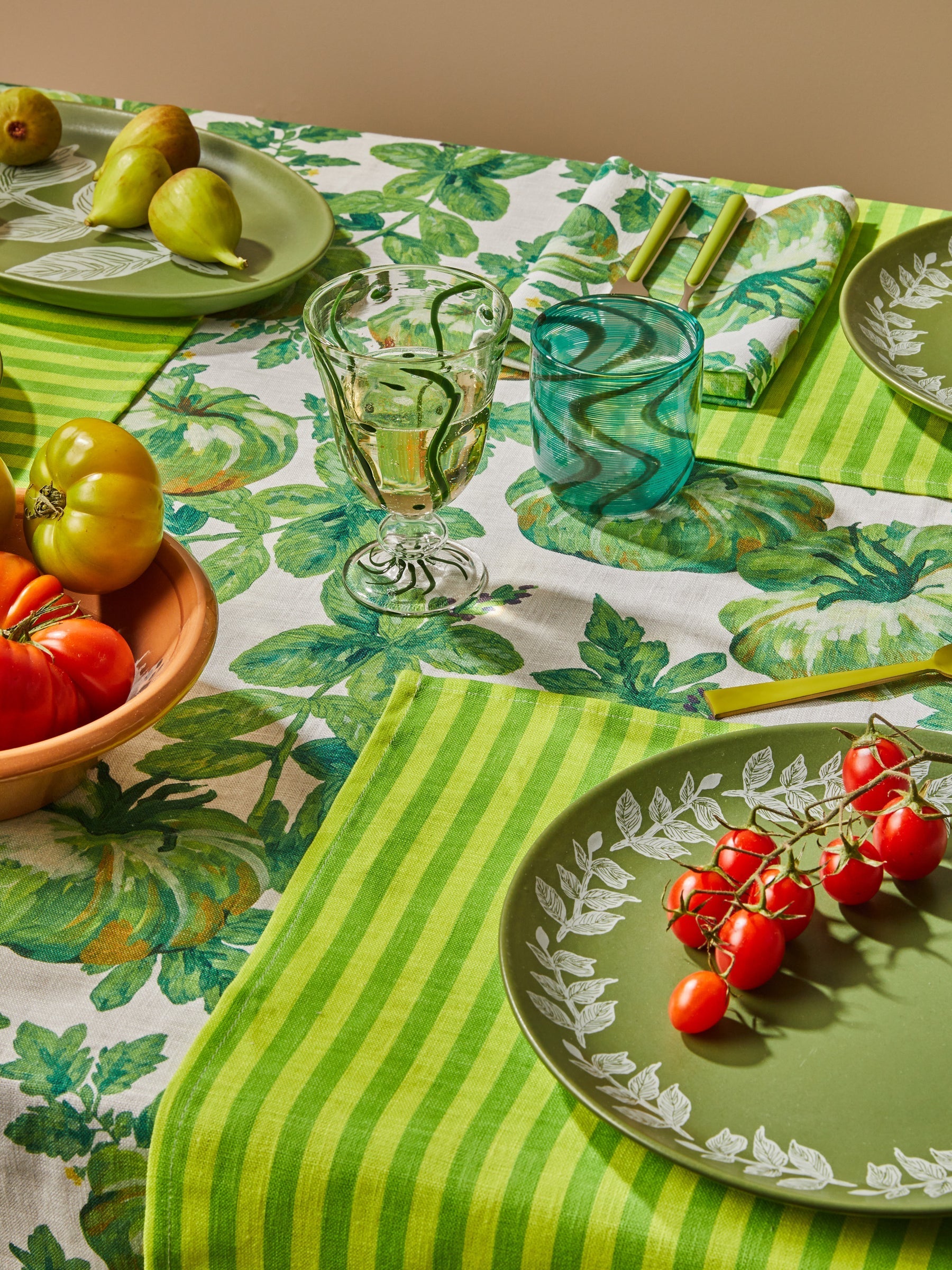 Swirl Green Tumbler Set