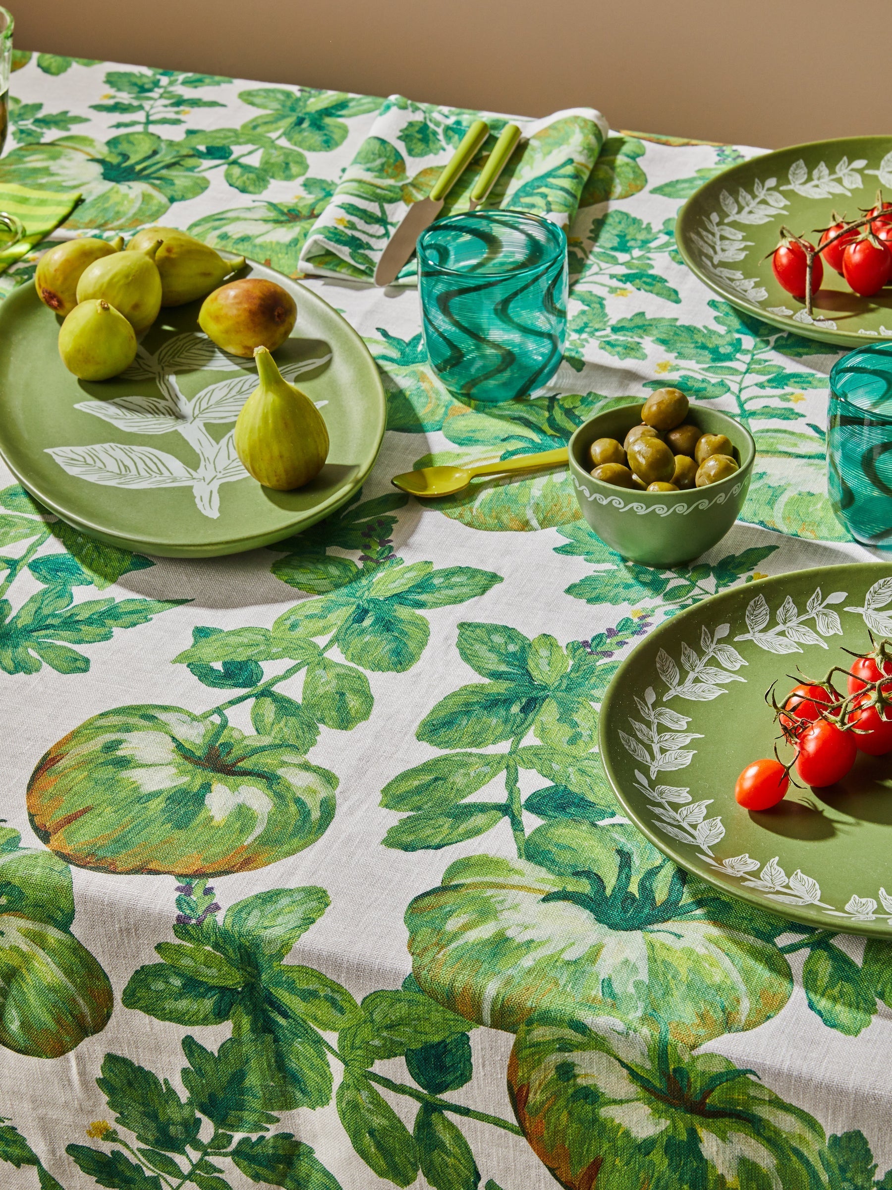 Swirl Green Tumbler Set