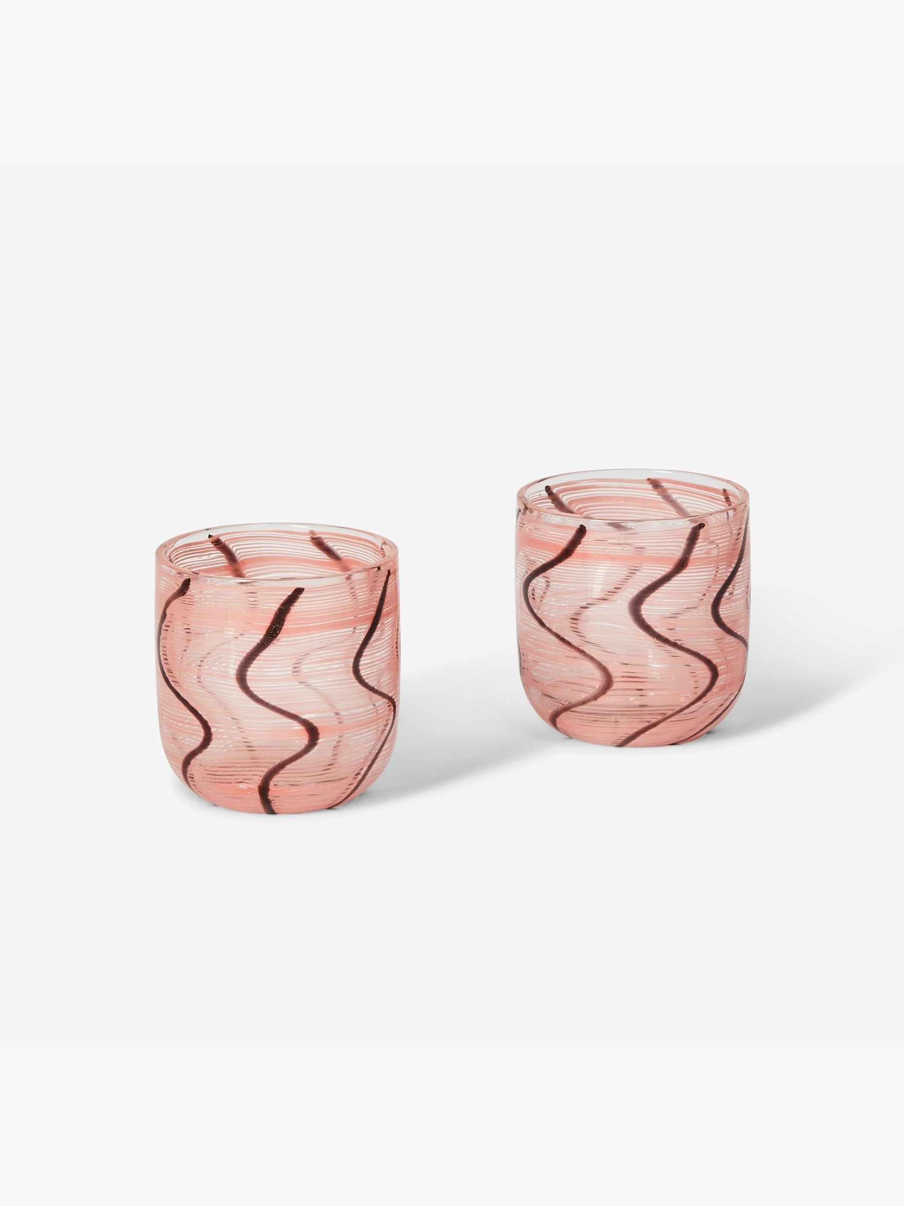 Swirl Pink Tumbler Set