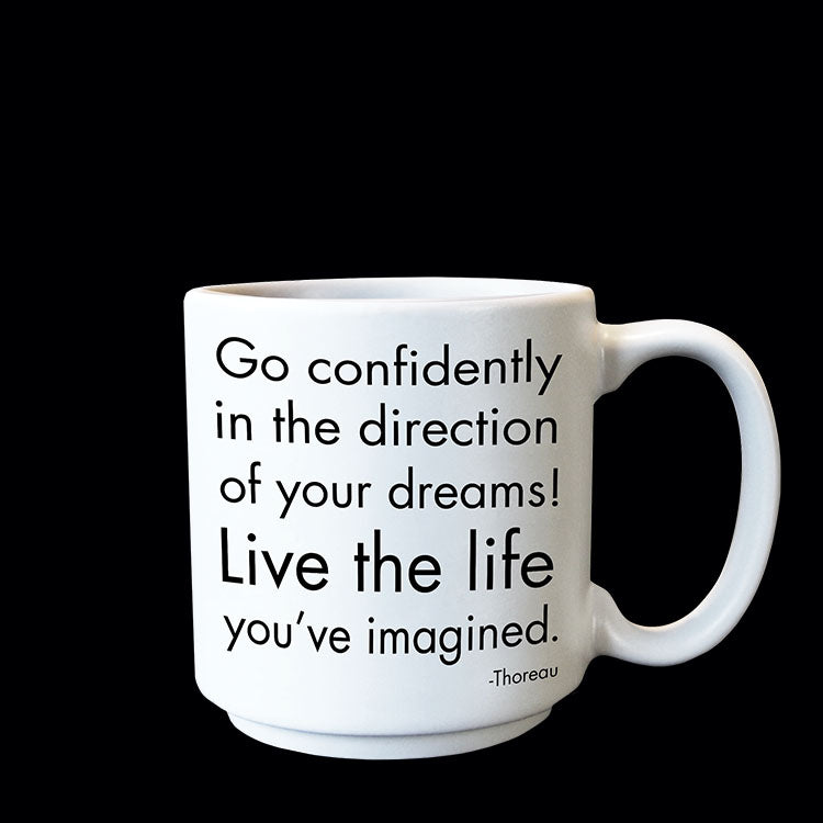 """go confidently"" mini mug"
