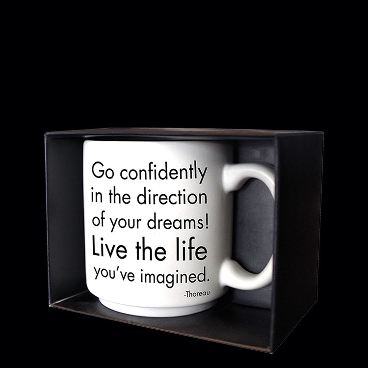 """go confidently"" mini mug"
