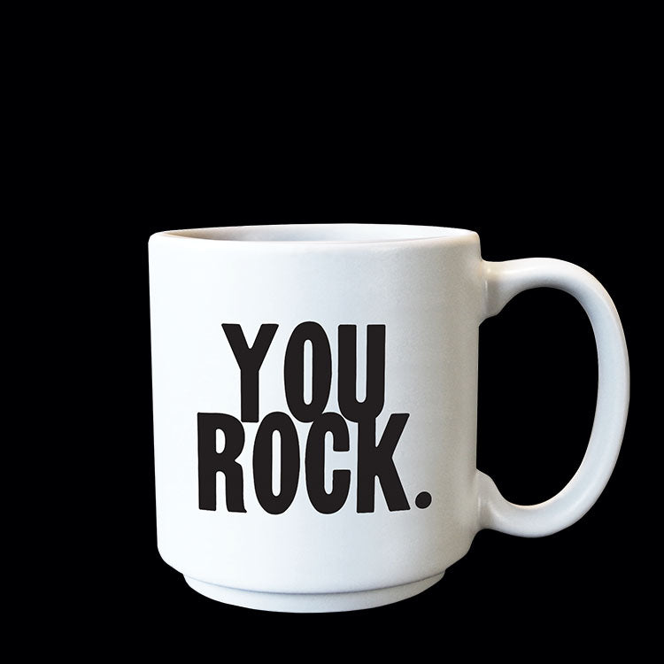 """you rock."" mini mug"