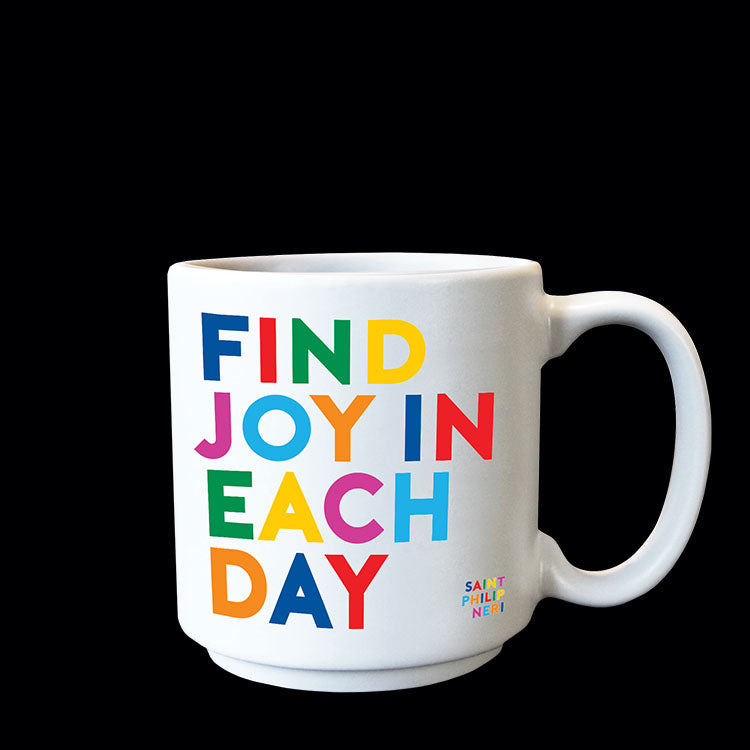 """find joy"" mini mug"