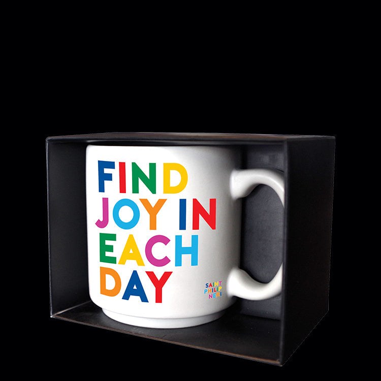 """find joy"" mini mug"