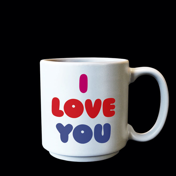 """i love you"" mini mug"