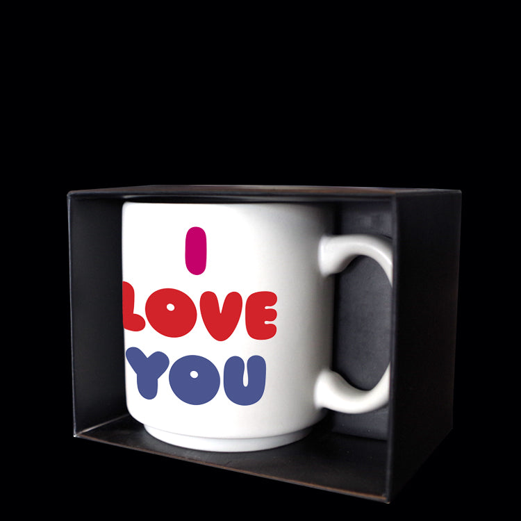"""i love you"" mini mug"