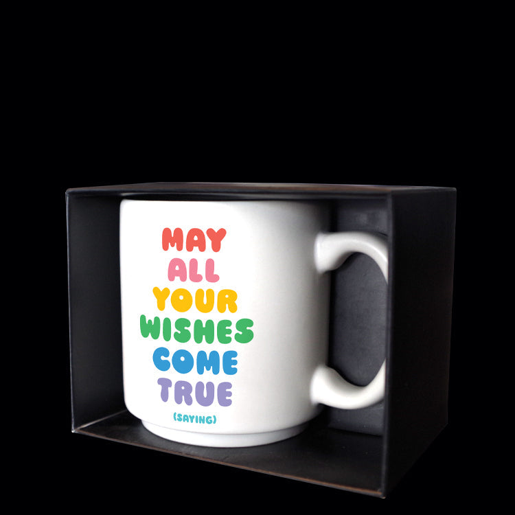 """wishes come true"" mini mug"