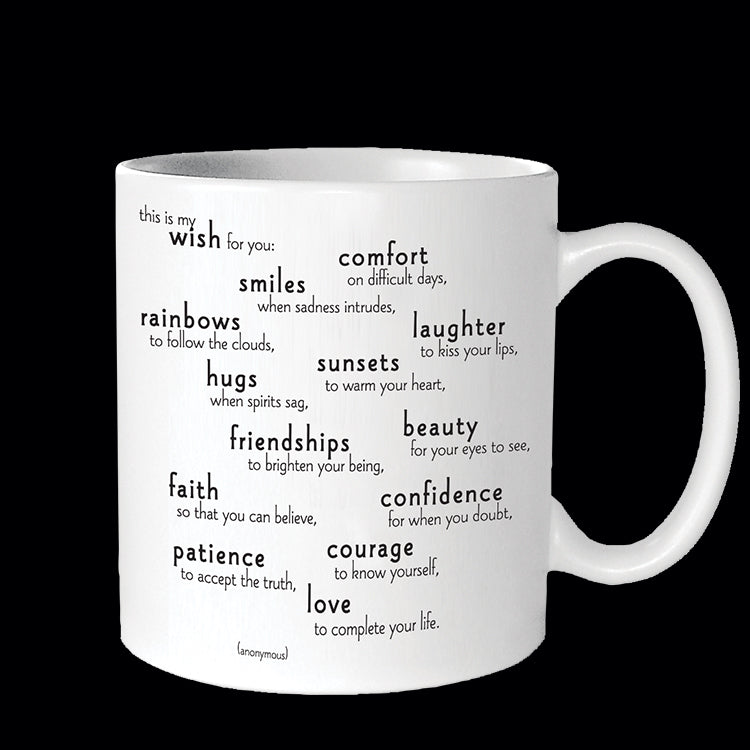 """my wish for you"" mug"