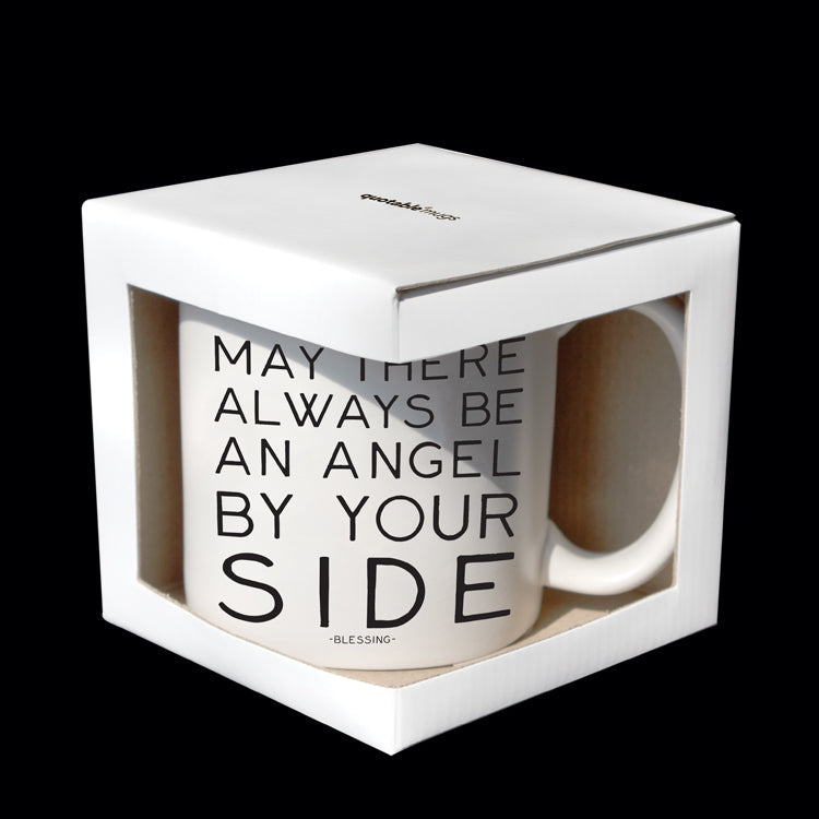 """angel by your side"" mug"
