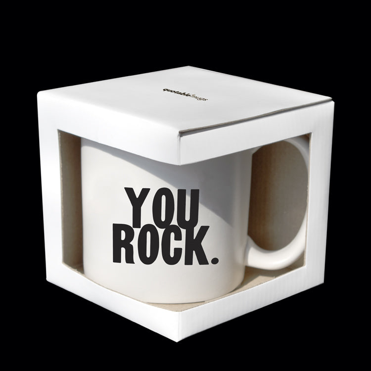 """you rock."" mug"
