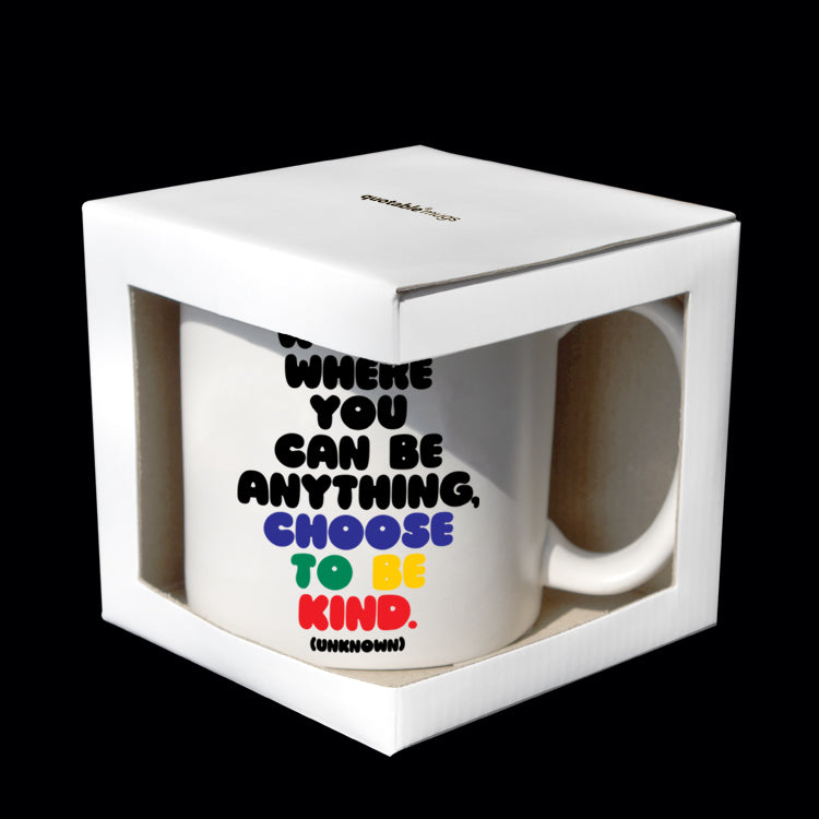 """choose to be kind"" mug"